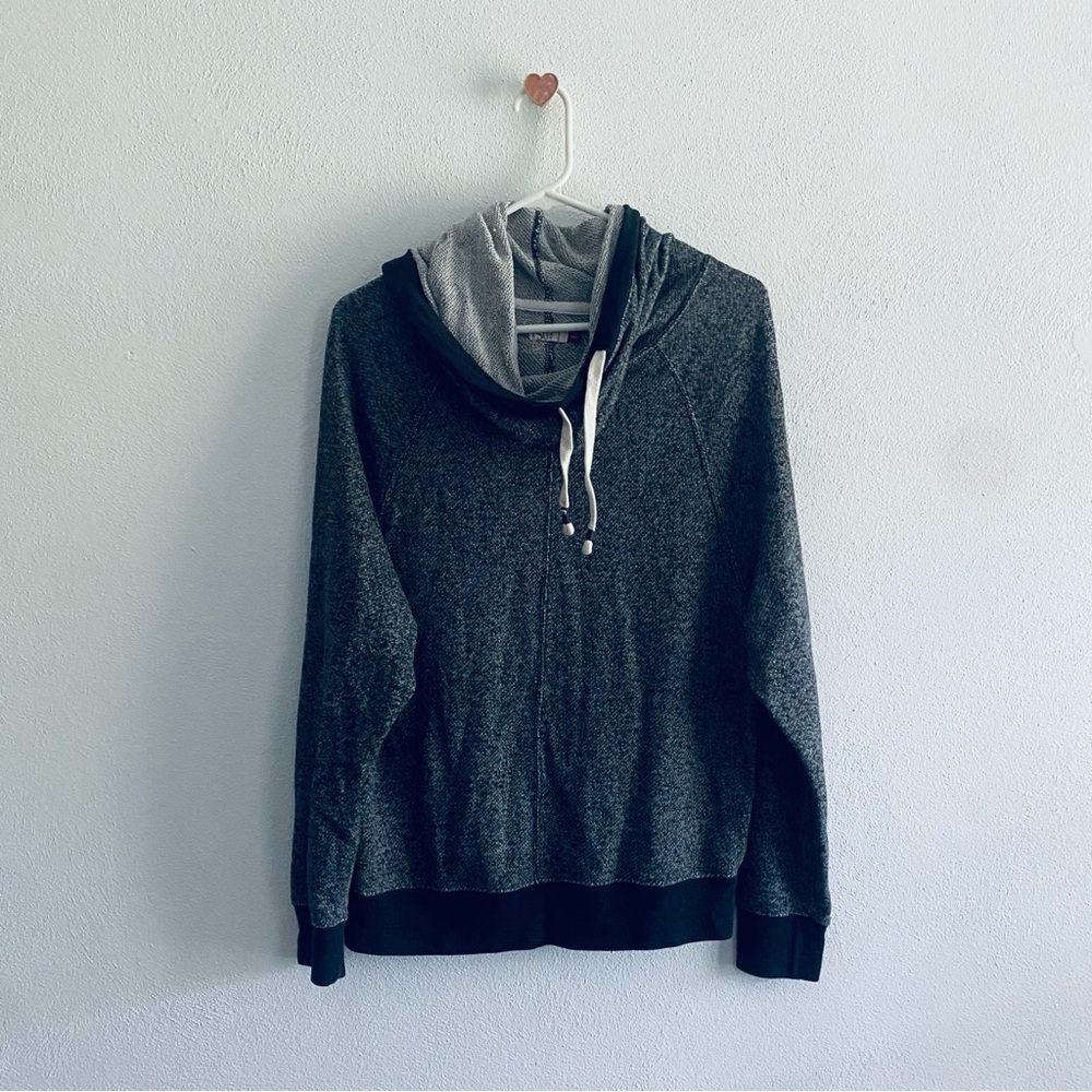SO Gray Scuba Neck Hoodie